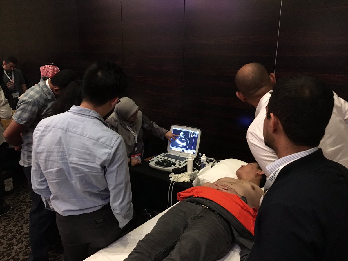 JamMosLu's tweet photo. #terason in action at @@WINFOCUS cardiac ultrasound workshop https://t.co/T3KF9XY6B3