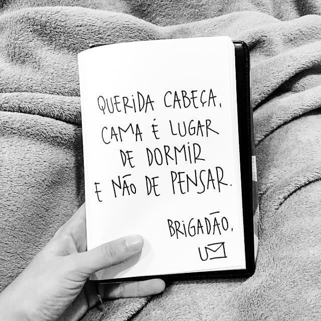 Ela não é obediente que nem eu.