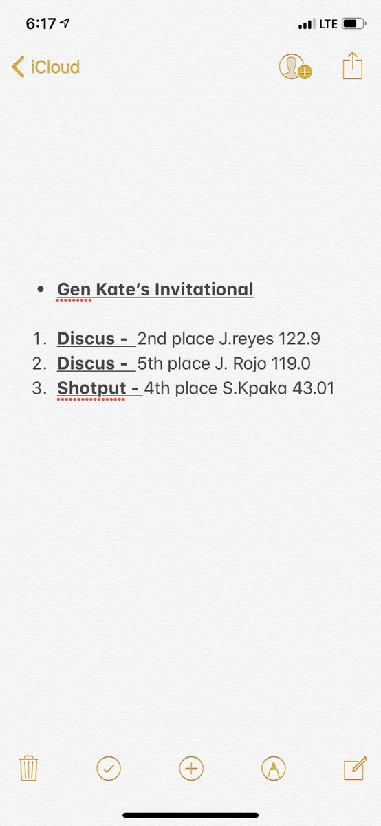 CoachBenware's tweet image. Today’s Varsity throwers results #Gptrack #theg #discus #shotput