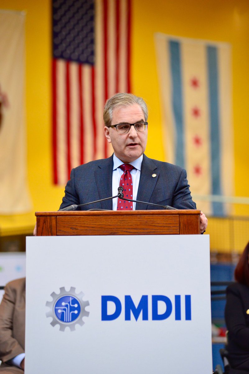 5 years ago, I was proud to join leaders across Illinois and the country to launch <a href="/DMDII_/">DMDII</a>. Today I am proud to congratulate the Digital Manufacturing &amp; Design Innovation Institute on 5 years of success &amp; look forward to many more years of your leadership in Chicago. #5YearsDMDII