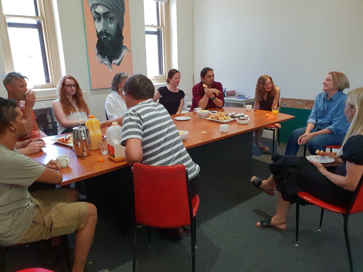 Yesterday we said farewell to our Business Development, the lovely Lynette Kelly (in blue shirt), who is joining <a href="/UniofAdelaide/">Uni of Adelaide</a>. We'll miss you, Lynette!