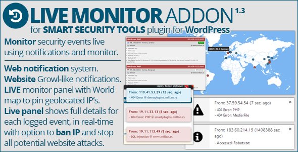 zweigelb's tweet image. Wordpress: Intelligente Sicherheitstools: Live Monitor Addon agentur-zweigelb.de/?p=23557 #banip #browsernotifications #desktopnotifications #live #livemonitor #monitorevents #notificationsapi #security #securitytools