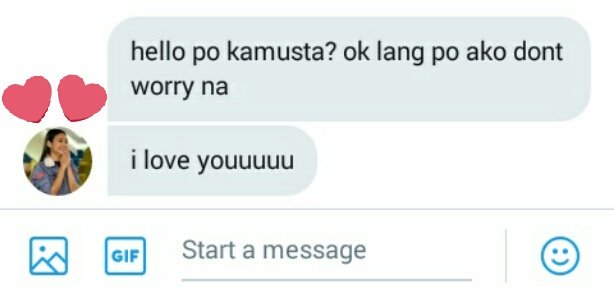 KBmyloveee's tweet photo. okay na okay na ko dito. panong di nyo ma-mahalin tong babae na'to? haaay bat ang sweet mo?! @msKarinaB 😣💖 https://t.co/bzbNsPIiq2