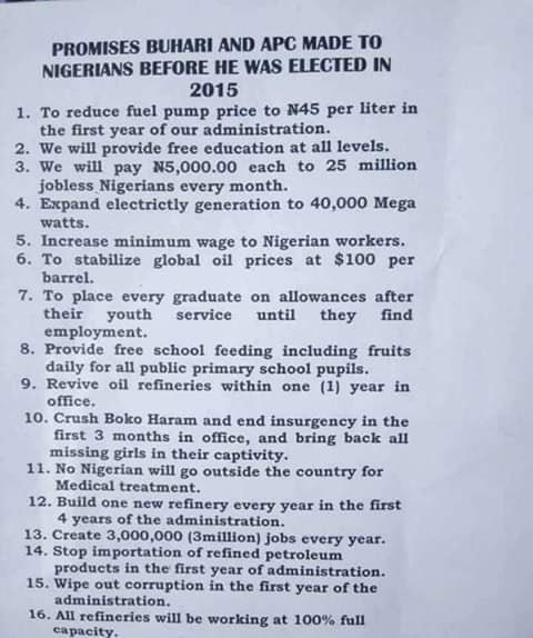 kellybullad's tweet photo. #APCThrowback
What have  you benefited from APC Promise??
Retweet and comment https://t.co/5w9QYNb99M