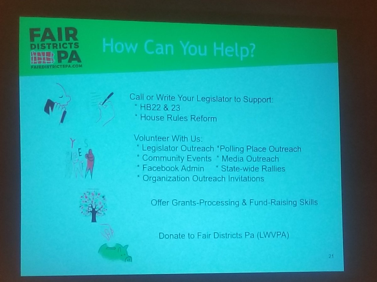 AHRonnee's tweet image. How can you help #FairDistricting? #EndGerrymandering #gerrymandering @FairDistrictsPA