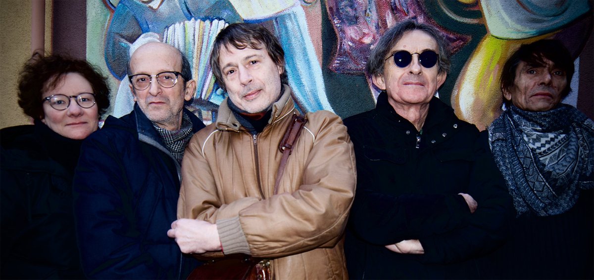 AsiaMinorProg's tweet photo. @AsiaMinorProg @ La Casa di Alex - Alex Etxea, Milan, Italy, December 15, 2018. (Thanks to PROG Italia for the photo)
 (From left to right : Evelyne KANDEL, Setrak BAKIREL, Lionel BELTRAMI, Eril TEKELI, Michel ROUSSEAU) https://t.co/axfdHImia5