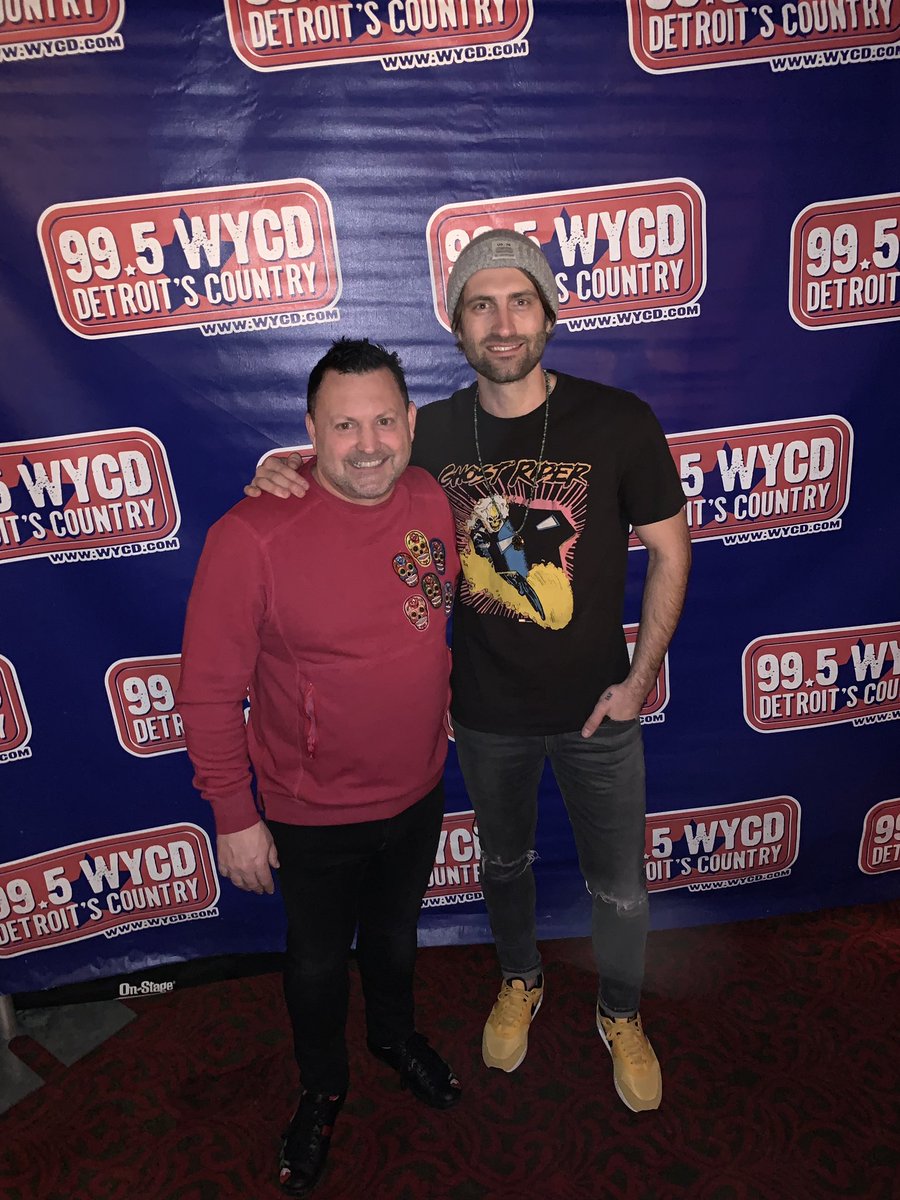 Stevegrunwald's tweet photo. Thank you @RyanHurd for coming to #MichiganForTheWinter. Great seeing you at the @995WYCD #TenManJam. We ❤️ you for ❤️ ing us! https://t.co/J9GYzRza8U