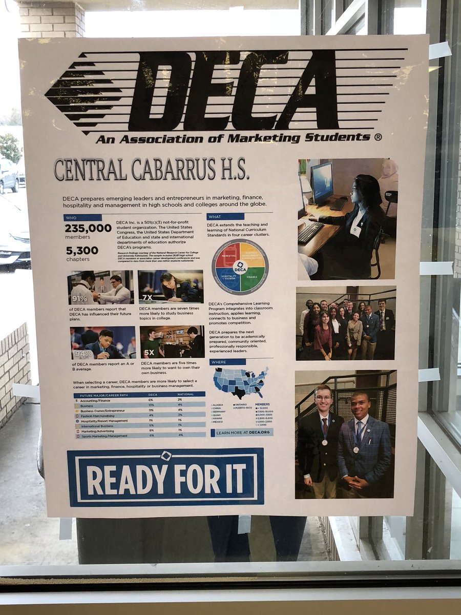 CCHS_CTE's tweet photo. Way to go CCHS DECA! #MarketingExcellence #CTEShowcase #CTEExplosionWeek #CCSCTE https://t.co/nJcC8HntdZ