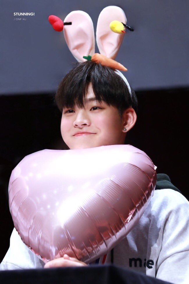 Kim Hyojin — ONF- he looks like a lil fairy- he’s such a C U T I E- a precious lil punkin - I want to protect him forever