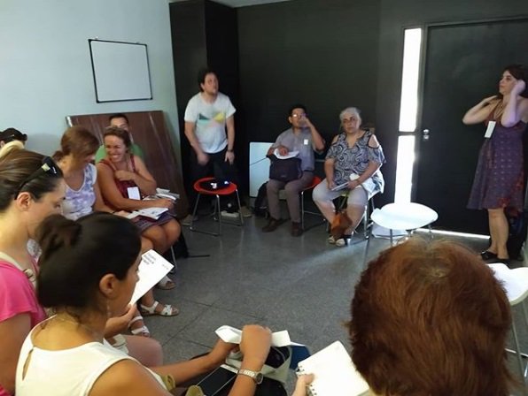 BC_UNSAM's tweet photo. 😃 Talleres del #2doEncuentroDeBibliotecasDeSanMartín
🤳“Conectar la #biblioteca a las #RedesSociales ” con Florencia Arce de @PLecturaMundi y 🔄📝“#Customizando bibliotecas. Imaginando espacios para fomentar el encuentro entre lo material y lo virtual" con Julián Roldán #Jumo https://t.co/zwYzJOtZOd