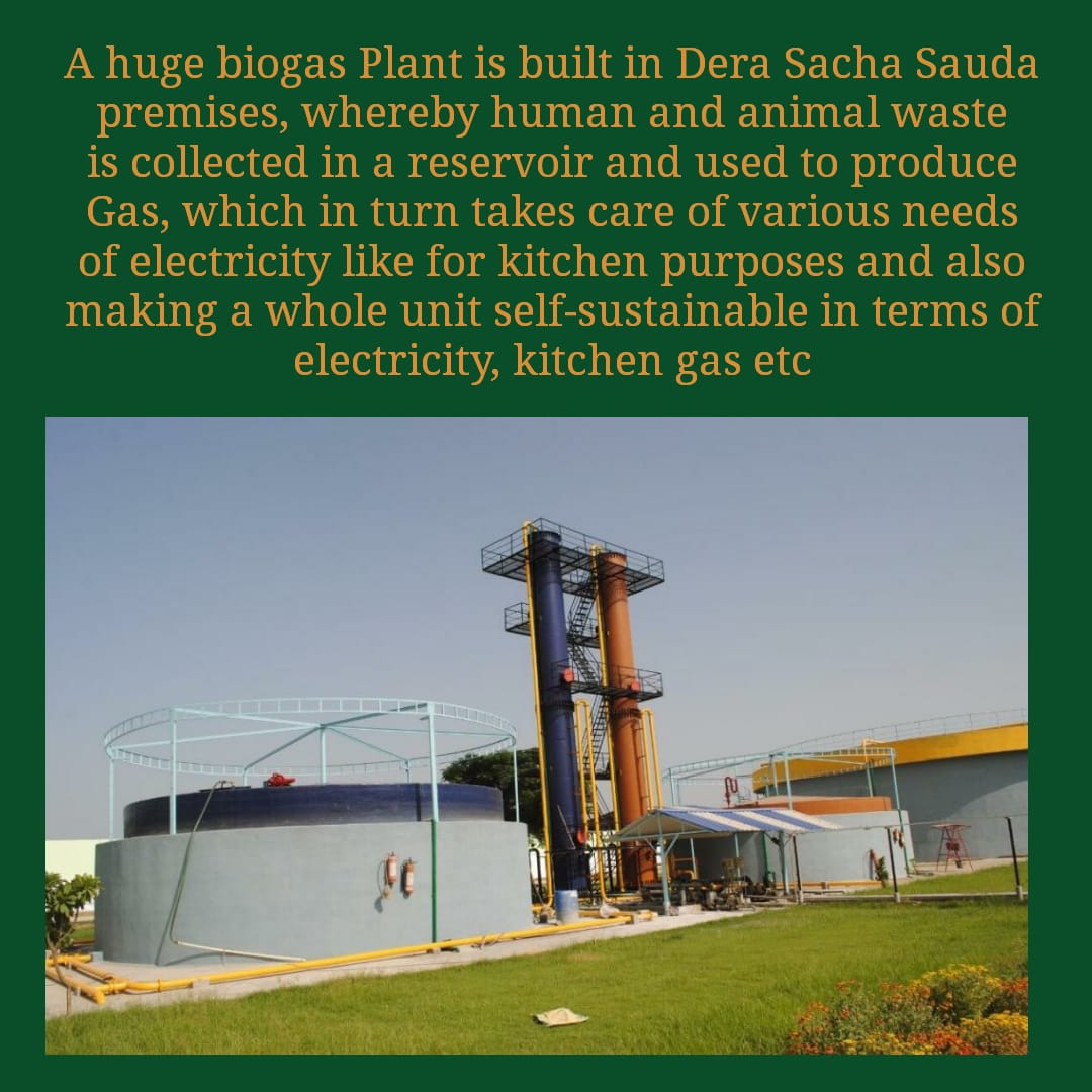 RPhPrabhjot's tweet photo. There is a biogas plant at Dera Sacha Sauda. With the help of it, biogas is produced and thus lots of energy is conserved.
#TipsToSaveEnergyByStRamRahim https://t.co/TIXgfzhni9