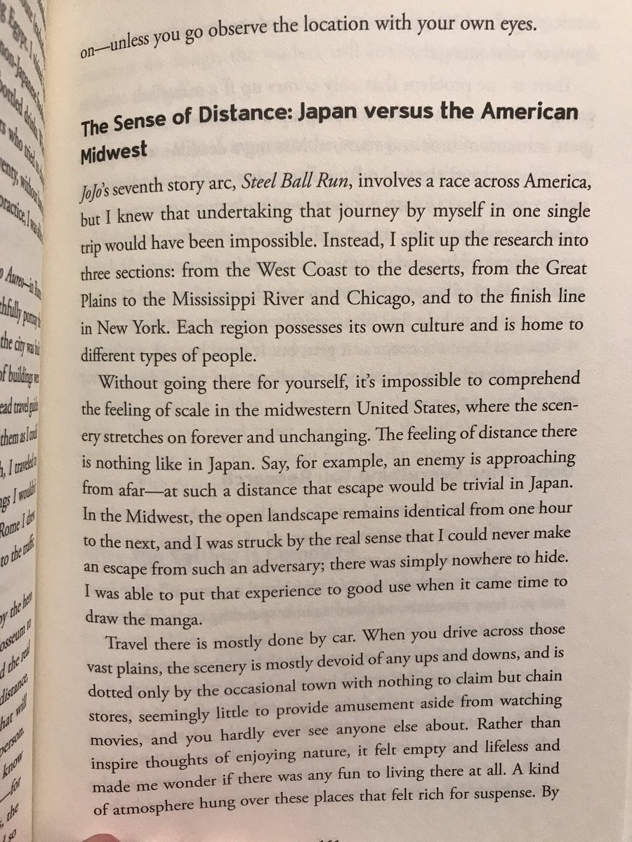 alecrobbins's tweet photo. Hirohiko Araki describing his travels through the American Midwest https://t.co/OqO6qHhIcF