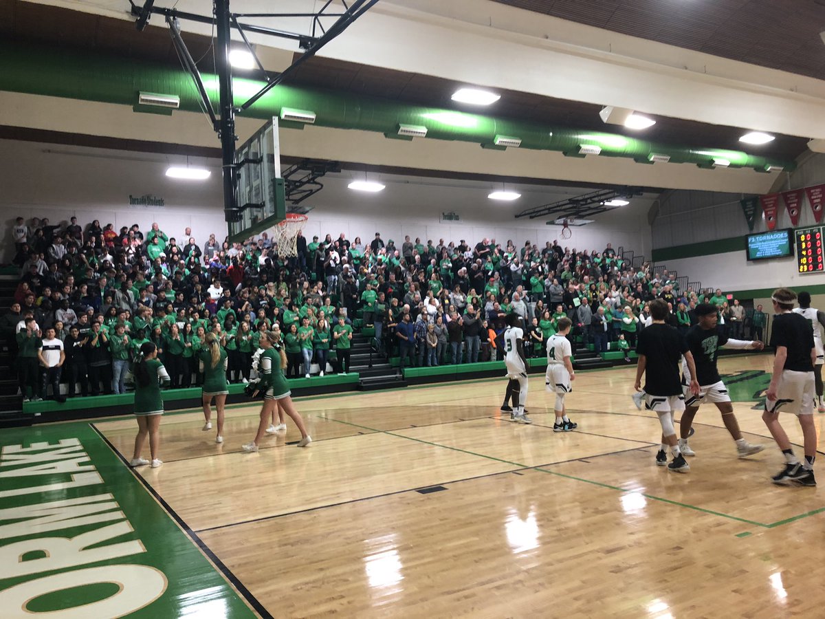 Tornadoes Battle until the end but come up short in front of a Great Tornado Crowd!! #GoBigGreen