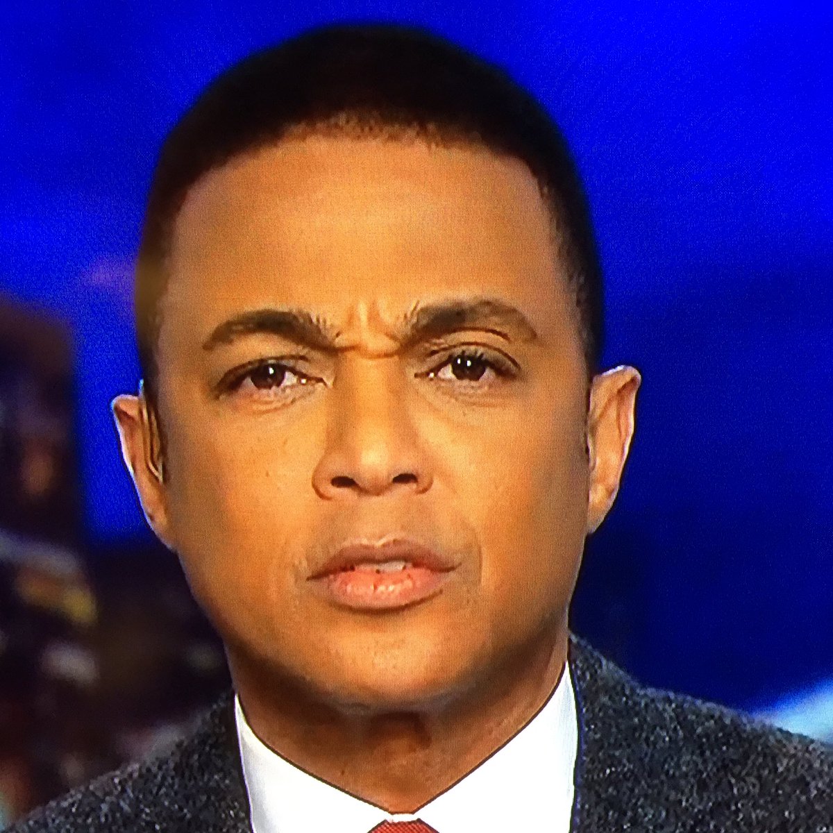 SQLnaut's tweet image. When @donlemon frowns he has two noses. #CNN
