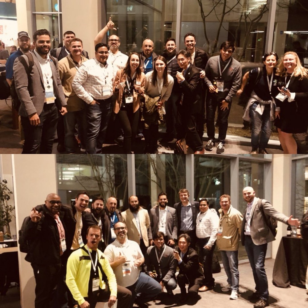 Thank you <a href="/MyVMUG/">VMware User Group</a> for this moment! 
<a href="/vmugpr/">VMUG Paraná</a> <a href="/RicardoConzatti/">Ricardo Conzatti</a> <a href="/homelaber/">Val</a> <a href="/DanielSLMendes/">Daniel Mendes</a> <a href="/thiagocaires/">Thiago Caires</a> <a href="/BethCSouza/">Elizabeth Souza</a> <a href="/hmclink/">Hollis Clinkinbeard</a> @VMUGAnnie <a href="/VMUG_CEO/">VMUG CEO</a> <a href="/tcpninja/">Kaz IGARASHI (@tcpninja@vmst.io)</a> <a href="/muhammed/">Muhammed El-dessouki</a> <a href="/EbrahimAldesouk/">Ebrahim Aldesouky🇪🇬</a> <a href="/al_rasheed/">Al Rasheed</a>