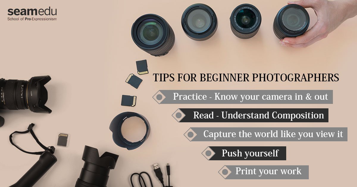 If you are planning to choose this #career path, there are some basics you must practice to get going! #PhotographyForBeginners #Seamedu #PhotographyCareers