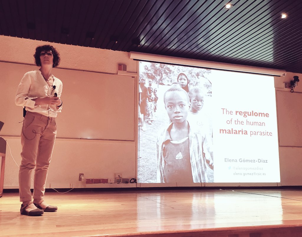 Fantastic talk by a passionate female scientist @elenagomezdiaz at @IFC_UNAM The epigenome may be the key to beat some (neglected) diseases... #FightMalaria