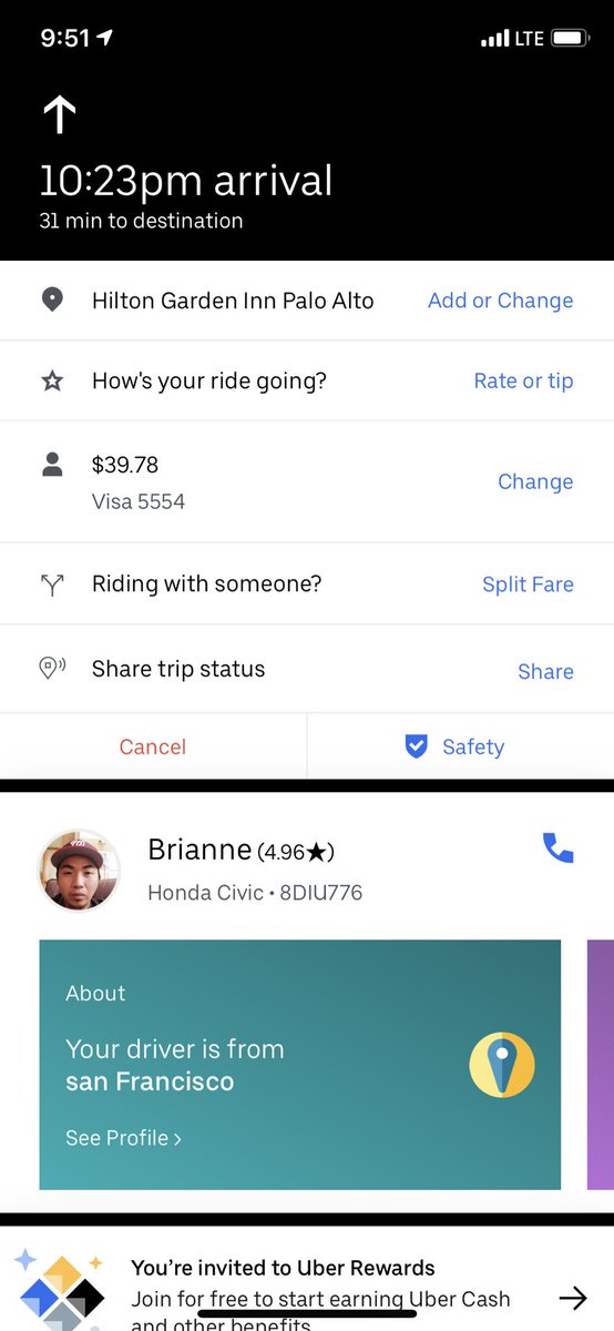 Literally **FORTY** minutes to get picked up at #SFO by @uber. I’d rather take a #taxi ...