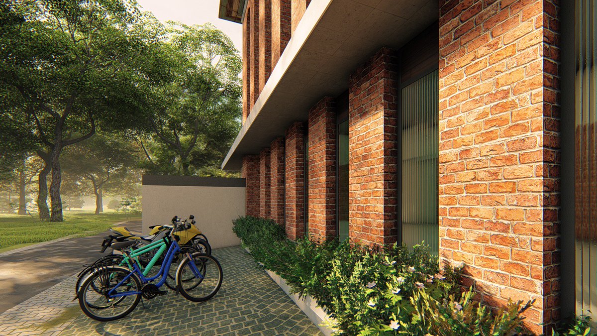 ArchitectsSoho's tweet photo. Islamic Cultural Centre+Reading Space, Malappuram
A neighbourhood friendly design with the usage of bricks and reused wood which left bare in exterior impart a contemplating character is sans conventional use of domes and minarets convey exclusive attention to the structure. https://t.co/g02HafzF1s