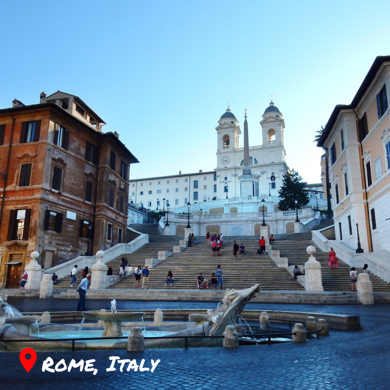 ExchangeMe_Oz's tweet photo. Fun Fact! Eating is not allowed on the famous Spanish steps! You'll have to find somewhere else to eat your gelato! #exchangeme #funfact #travelfacts #travel #italy #rome #spanishsteps #adevnture #exchangestudent #immersionprogram #studentexchange https://t.co/TDlpk4EmH1