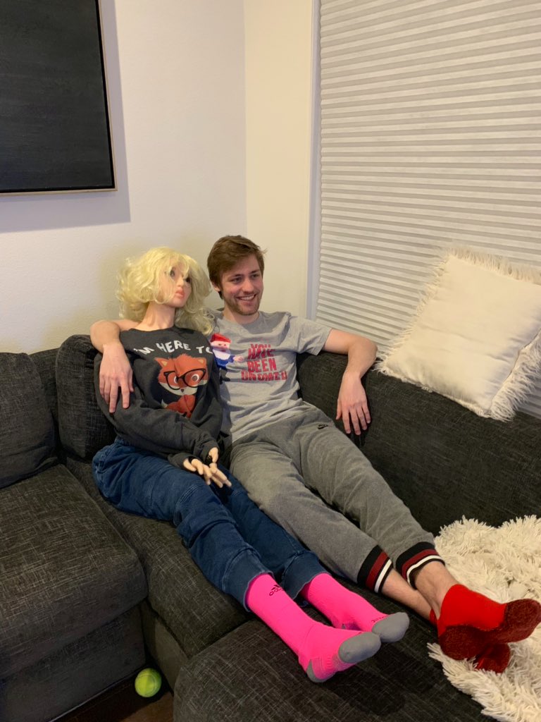 Sodapoppintv's tweet image. My gf and i watching my boy @NickPolom compete in Apex tournament today! :D