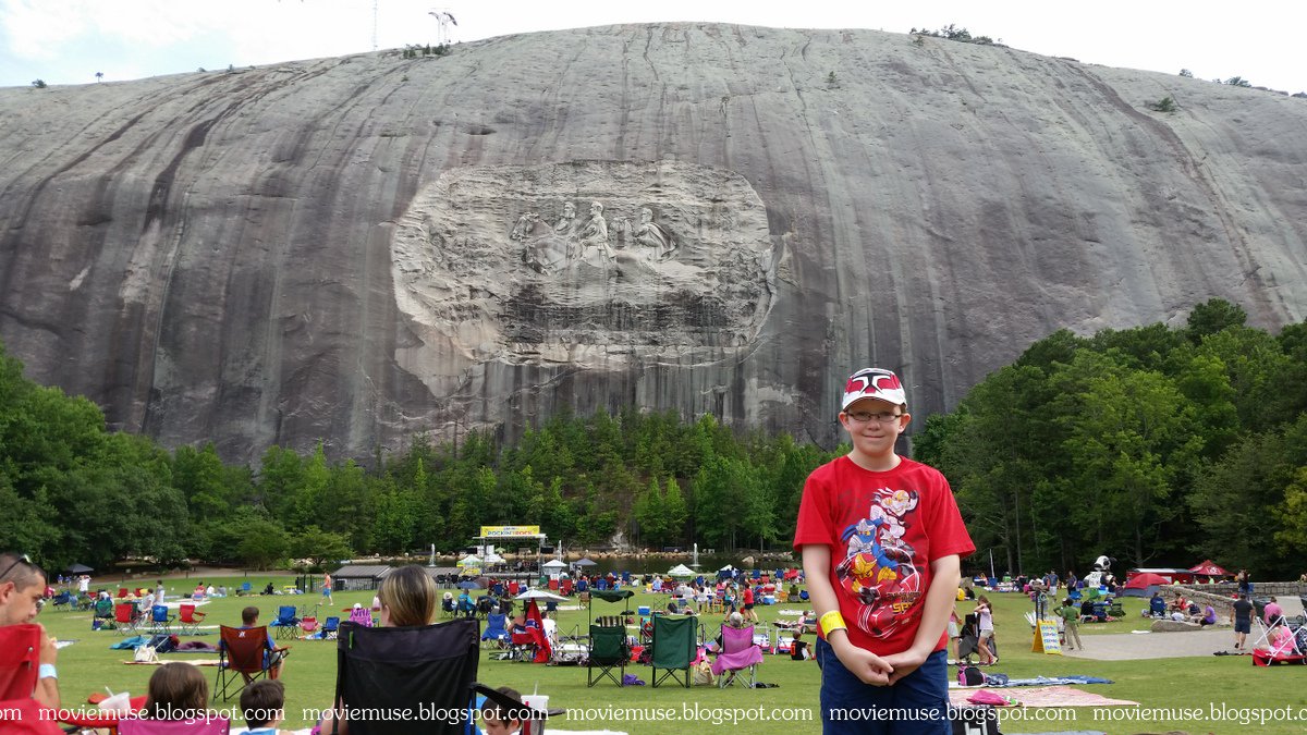 CalvinLawrence's tweet photo. Confederate Memorial Carving :(  world largest bass-relief carving,1915 by G. Borglum, MT. owned by fellow Klan member, mountain was location 4 Klan's inaugural mtg. Revealed to public on Parks opening 4/14/65; date is better known as 100th anniversary of Lincoln Assassination https://t.co/pCvZULi773