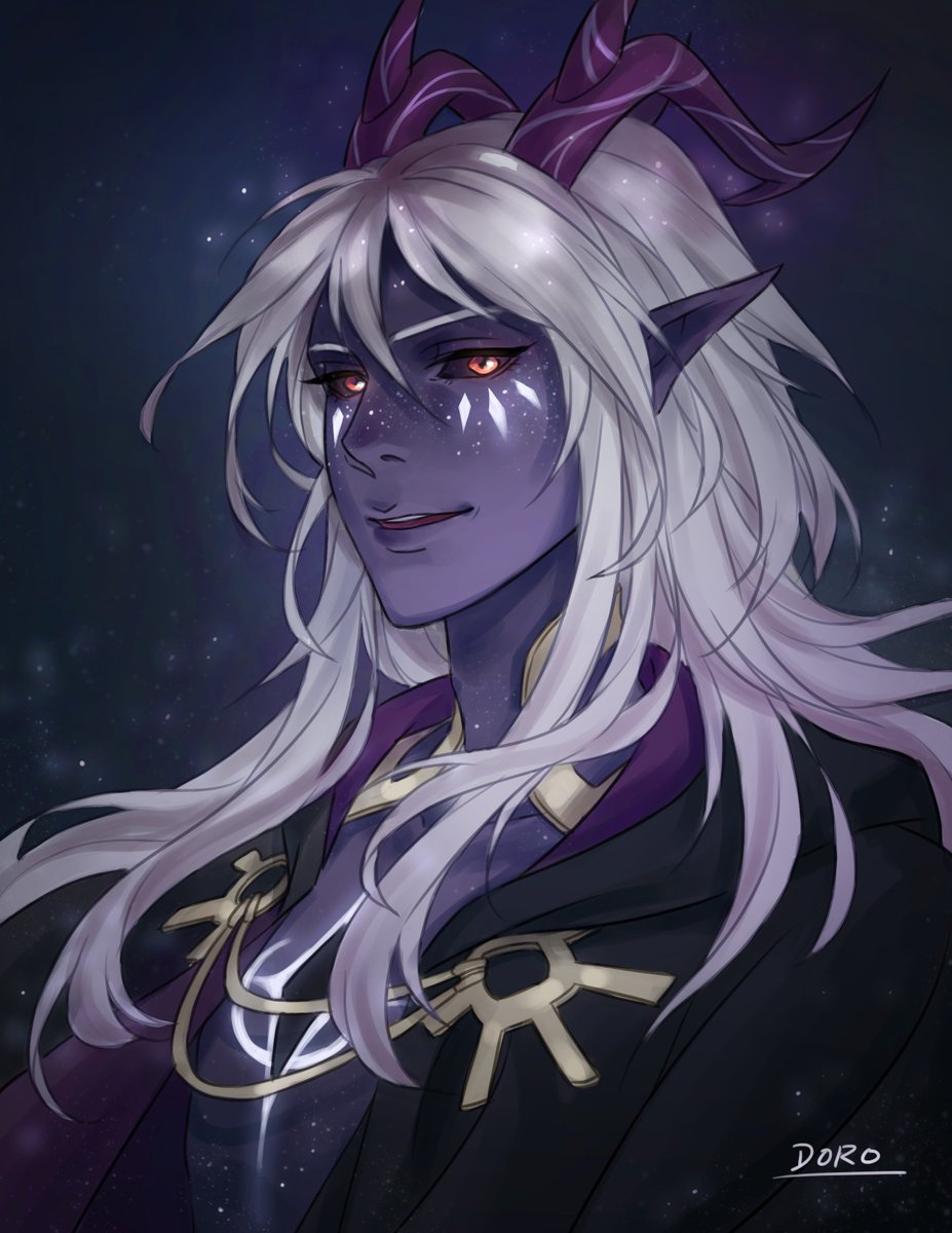 I'm really living for all the Aaravos thirst tweets like, thank you all for validating my whole career lmao #TheDragonPrince #tdpart 

Also, shoutout to the animators because those subtle expressions are 👌👌👌