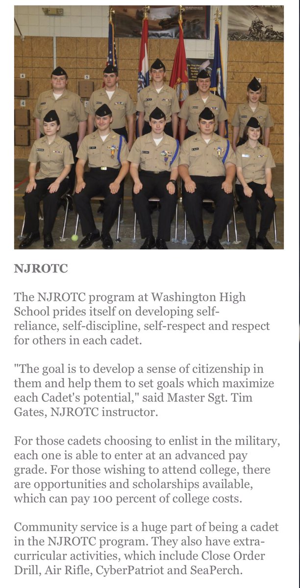 Don’t count on a snow day tomorrow. #beprepared and get that uniform ready for inspection. #njrotc #selfdiscipline #selfreliance #whatwestandfor