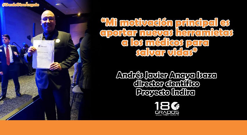 180GradosPrensa's tweet photo. #Podcasts 🎙#DesdeOtroÁngulo 🎧 | Se trata d @INDIGOTECH, una empresa d #Neiva #Huila, q diseñó una aplicación a base d #InteligenciaArtificial para la detección temprana del cáncer de pulmón. La iniciativa ganó el #ChangeMakers de @MSFTColombia https://t.co/IXBkcegGhM https://t.co/iaGsYqC6b3