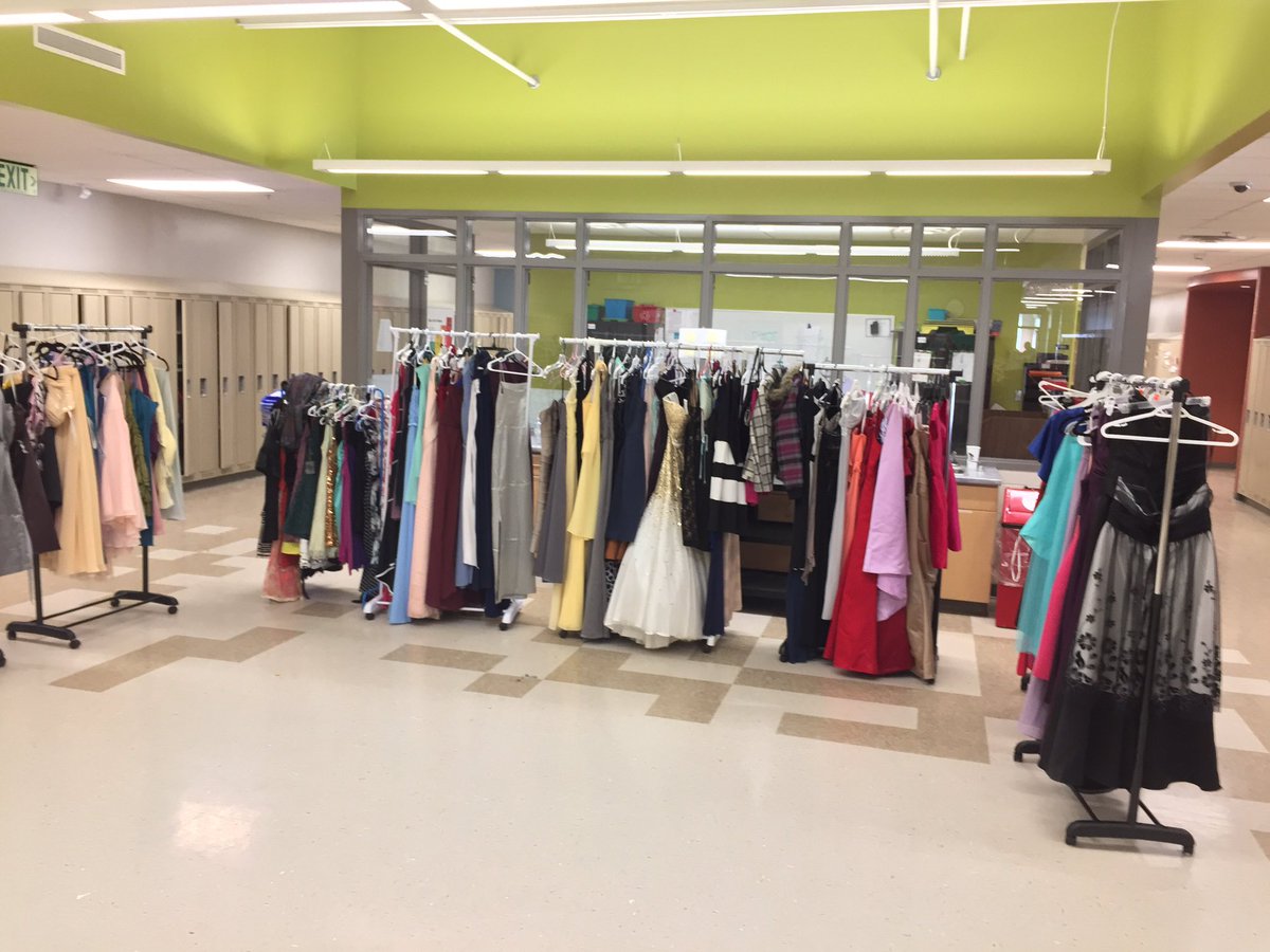 mrs_mulhall's tweet photo. Dress Shop day for our @WestgateWolves graduate girls was such a success! So grateful to all the lovely ladies out there who donated to these wonderful Young West Gate Ladies! #dressshop #femalestrong #girlsrule https://t.co/qJWKHyamnn