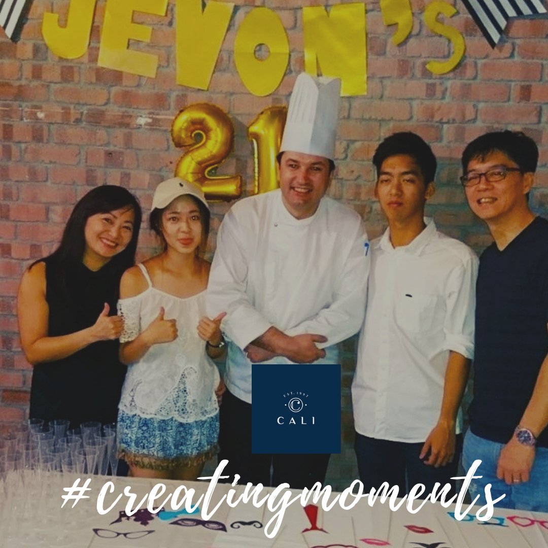 We love #creatingmoments and making them special for you.  Plan your events with us and let our team make it super special for you. 

#Cali #CaliSingapore #CreatingMoments #CaliRochester #CaliChangi  #Rochester #Changi #Bar #NTU #NUS #SMU #SIM #Promotion