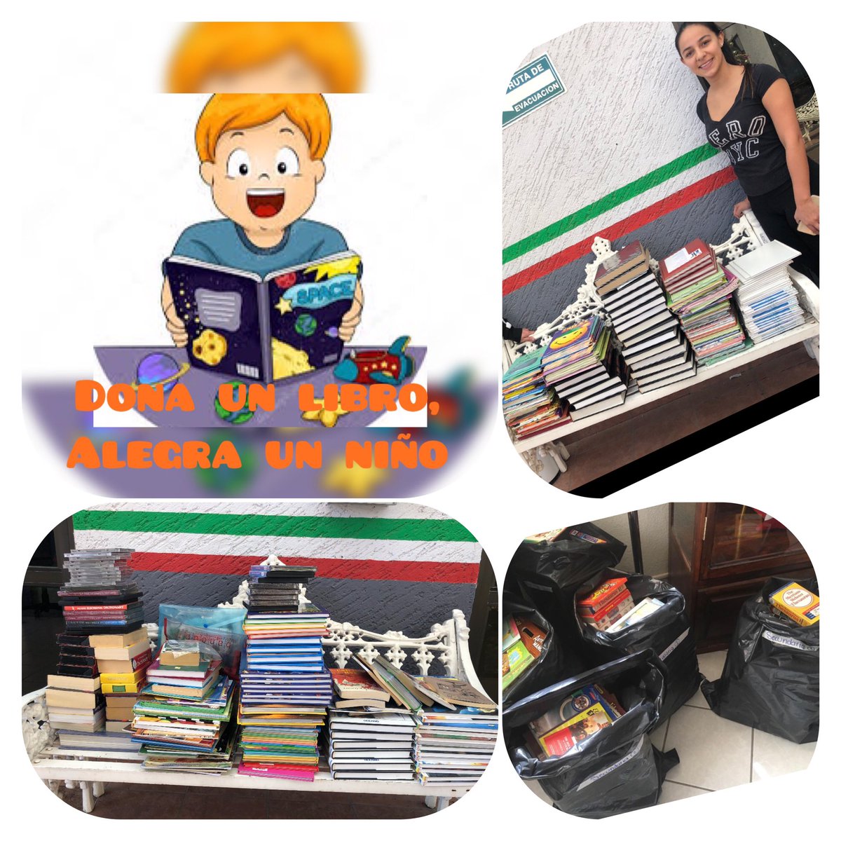 aleatm2's tweet photo. En la campaña “dona un libro, alegra a un niño” hemos tenido éxito, hoy  haciendo la primera  entrega a  los niños de preescolar de la localidad Tierra Volteada en Tolimán #Qro. Vamos por más para alentar el programa de lectura de nuestros alumnos @CONAFE_mx Gracias por el apoyo! https://t.co/Gye04wlEOJ