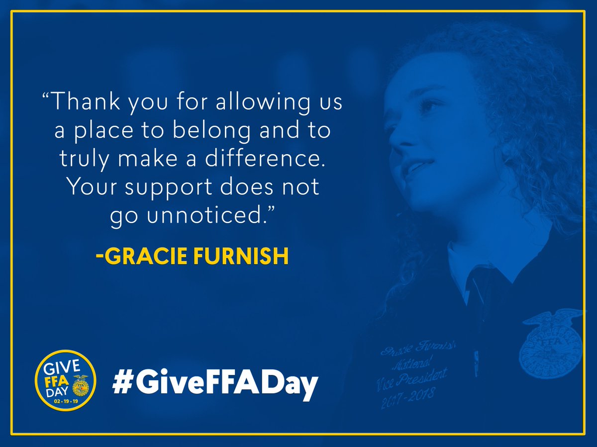 National FFA tweet media