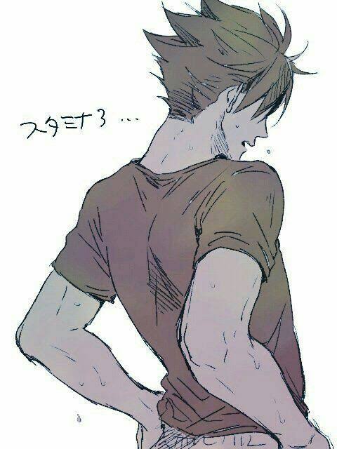 ━ Luego de una larga caminata y sesión de entrenamiento (para mejorar físicamente), ha entrado en calores. ━

❝ Uff... Eso ha sido suficiente por hoy... ❞

━ De pasó, se quitó la playera, dejando el torso descubierto. ━
