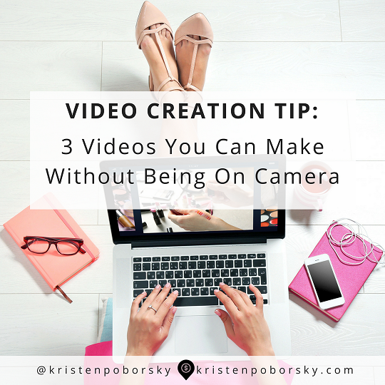 KristenPoborsky's tweet photo. 3 Videos You Can Make Without Being On Camera #vblogging #videotips https://t.co/O0pVXNv8N8 https://t.co/OtYwLpNyEh