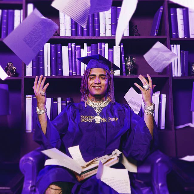 lilpump's tweet photo. HARVERD DROPOUT TRACKLIST 

RT !!🦋 https://t.co/pBiAKsYPja