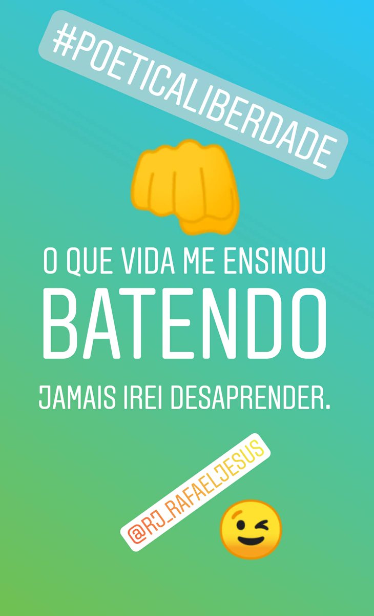 Rafael Jesus - Poética Liberdade tweet media