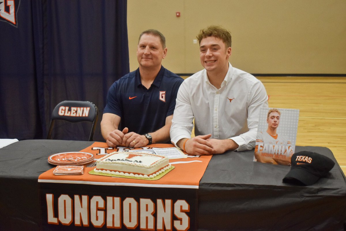 Today is a great step towards my future and I am beyond excited to be spending it at THE University of Texas. I am incredibly blessed to have been supported by so many to be in this position, and I am thankful to all who showed me how valuable I am. Lets get to work!! #Hookem 🤘🏻