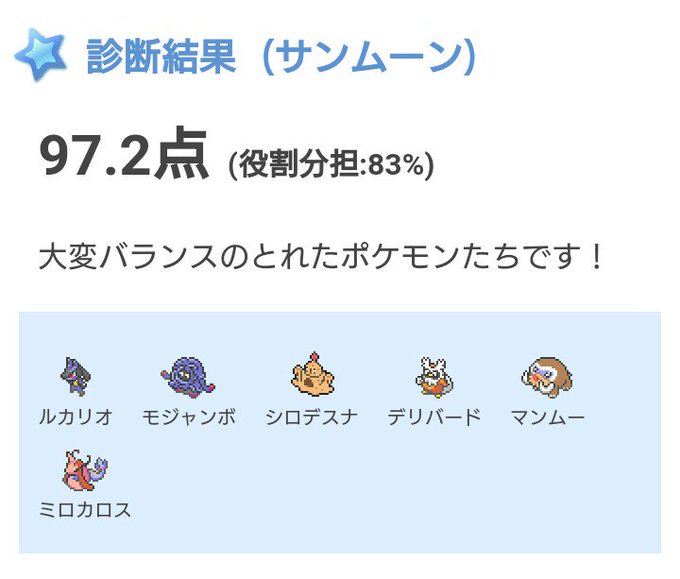 ポケモン徹底攻略タイプバランスチェッカー