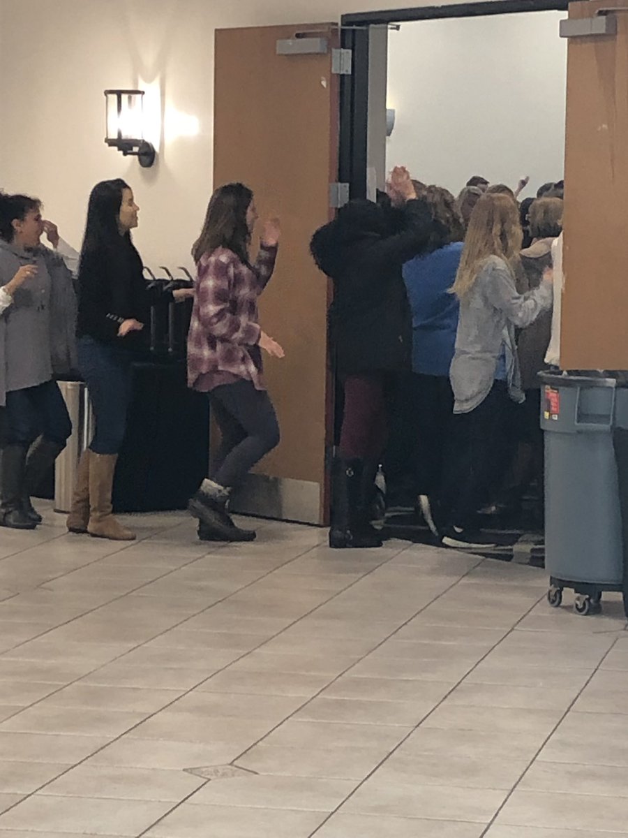 marymax789's tweet photo. Is that a conga line?? You bet it is when you are in the Instructional Cha Chas workshop! Thank you so much @lnickelsen1 for an incredible two days of fun and engaging learning. What an opportunity for alignment and common focus in CRLC! #RRISD1Family, @nancy_ag2000,  @MandyRRISD https://t.co/CPshFz2nyN