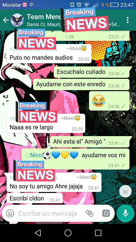 Ahí lo tenés al supuesto amigo <a href="/bostero_lomejor/">Maxii Godoy</a> menos mal que tengo al @Nico_Berducci 
@MauricioVera_28 quiero una amonestación a este supuesto individuó parecido a Exodial