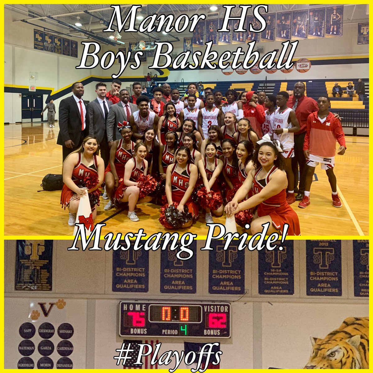 ManorHS's tweet photo. CONGRATS on the WIN!!! Awesome Students and Coaches  #ManorISD #MustangPride #RoundTwoReady @ManorISD https://t.co/7QWpwjcNnk