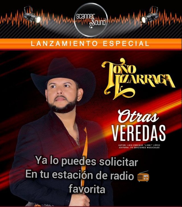 ClubElGlamour's tweet photo. Ya puedes pedir en tu  estación  de radio 📻 favorita  #OtrasVeredas 💞 de @Tonolizarraga1 y su banda @SonDeTambora
#InseparablesToñoLga
#InseparablesCdmx
#InseparablesTeam
#ClubOficialElGlamourCiudadDeMexico
@ClubElGlamour
@clubelglamourciudademexico 🧡💗 https://t.co/6GZT1OR9o7