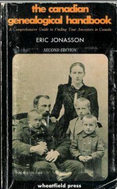 pennysresearch's tweet image. A tweet: "What was the first #book you remember reading? " Let's change it 4 #familyhistory types.  "What's the first #Genealogy reference book you read-  resource or general interest (not fiction). Mine: Eric Jonasson-Canadian Genealogical Handbook pub1976.