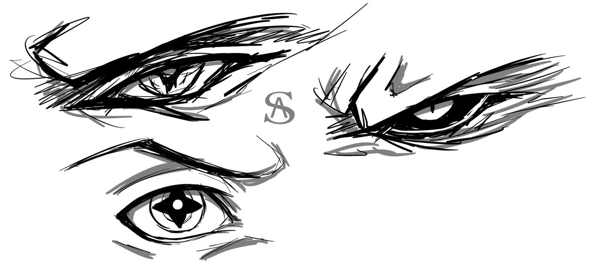 Stefanos Spanopoulos On Twitter Eye Sketches Practice