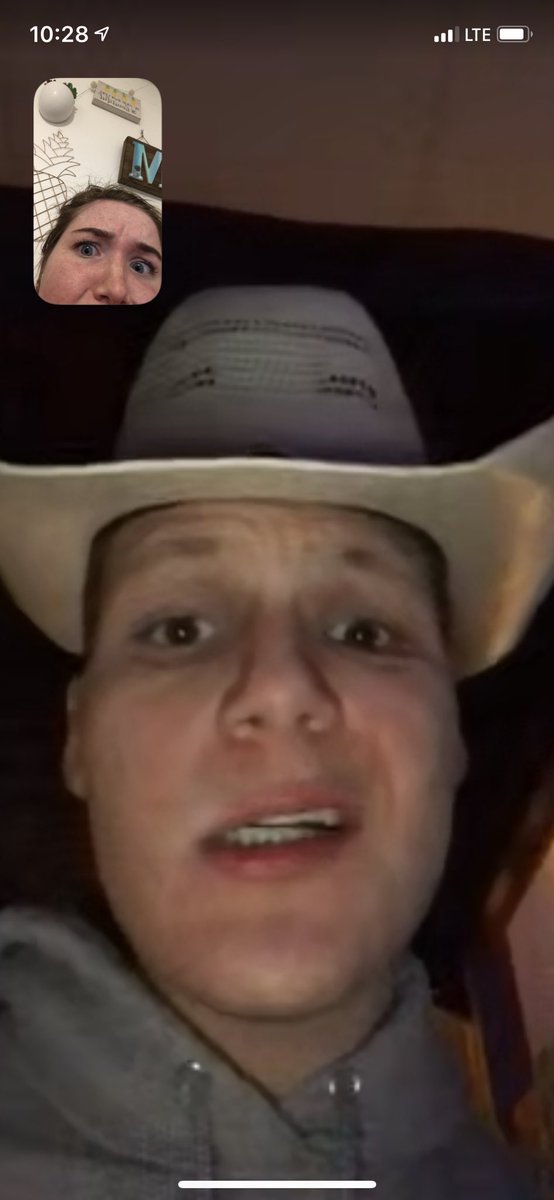 Makennaaaaa_'s tweet photo. why he in a yeehaw hat? #cowboybill https://t.co/axXpcuYnm9