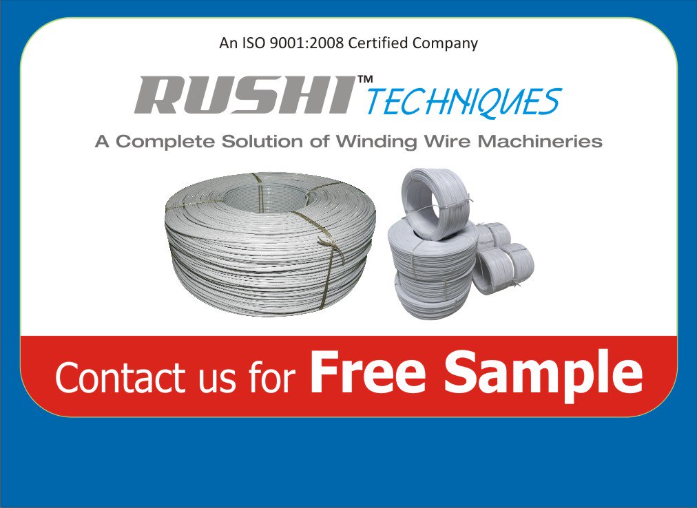 pinalpa68954183's tweet photo. "Rushi Techniques are Wire Winding Machine Supplier, Exporters and Manufacturers from India.We can provider Sample of wire."
"https://t.co/zagtGW5Fso"
#Submersiblewindingmachine
#Motorwindingmachine
#Automatictapemachine
#Boxtapingmachine https://t.co/J2d2j414eu