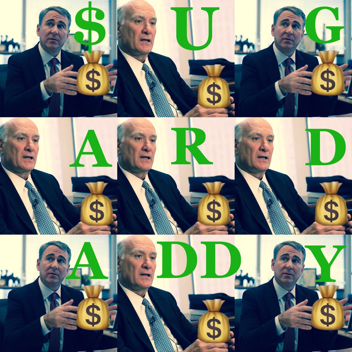 cookcountySA's tweet photo. Who’s your #SugarDaddy @DaleyForMayor #DollarBillDaley #kengriffin #brucerauner #rahm #cash #money #pensions #chimayor19 #chicago #politics #mayor #TuesdayTip #tbt #networth #onechicago #chicago #windycity #bread #sugar https://t.co/ezIyig51zu