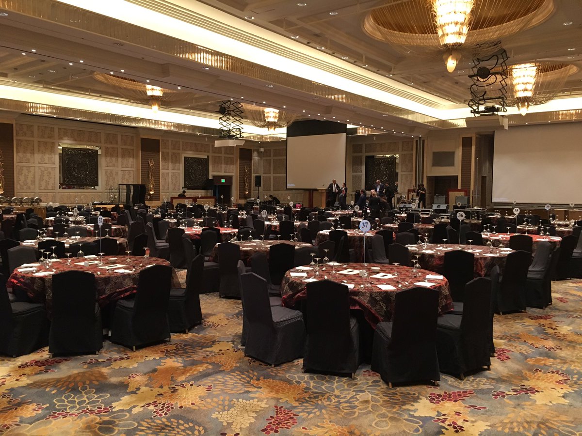 LBOP_NNIT's tweet photo. In a few hours this ballroom will be filled with more than 300 passionate @nnit colleagues as we begin the Asian Kickoff tour 2019 in Manila #onennit #excited #nextstopchina https://t.co/l5fkfVo2P3
