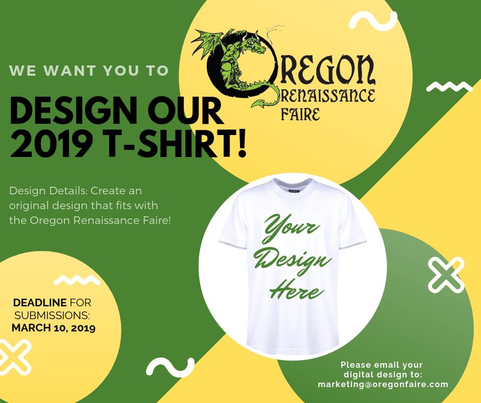 OregonRenFaire's tweet image. We&apos;re getting some really good ones! Keep &apos;em coming! #ORF #tshirtcontest